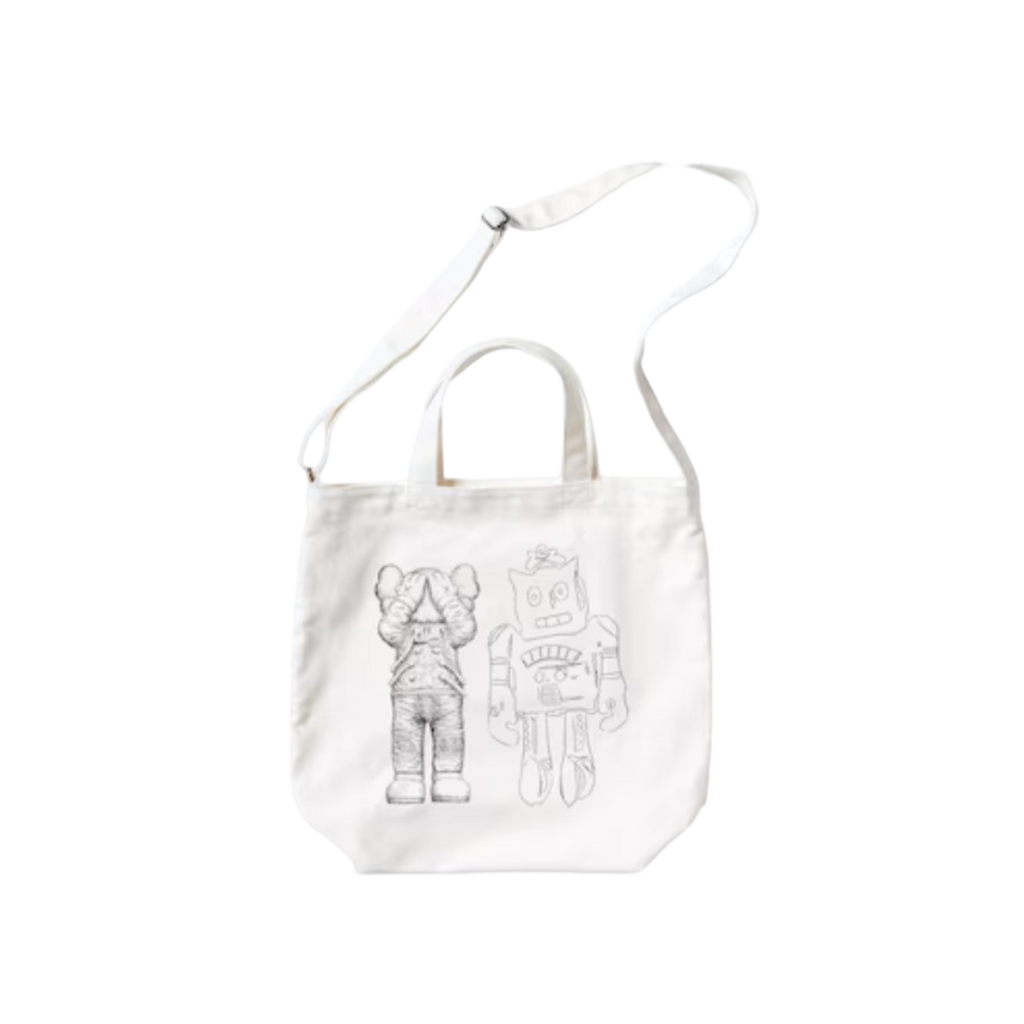 Bolso tote bidireccional KAWS x Uniqlo x Warhol