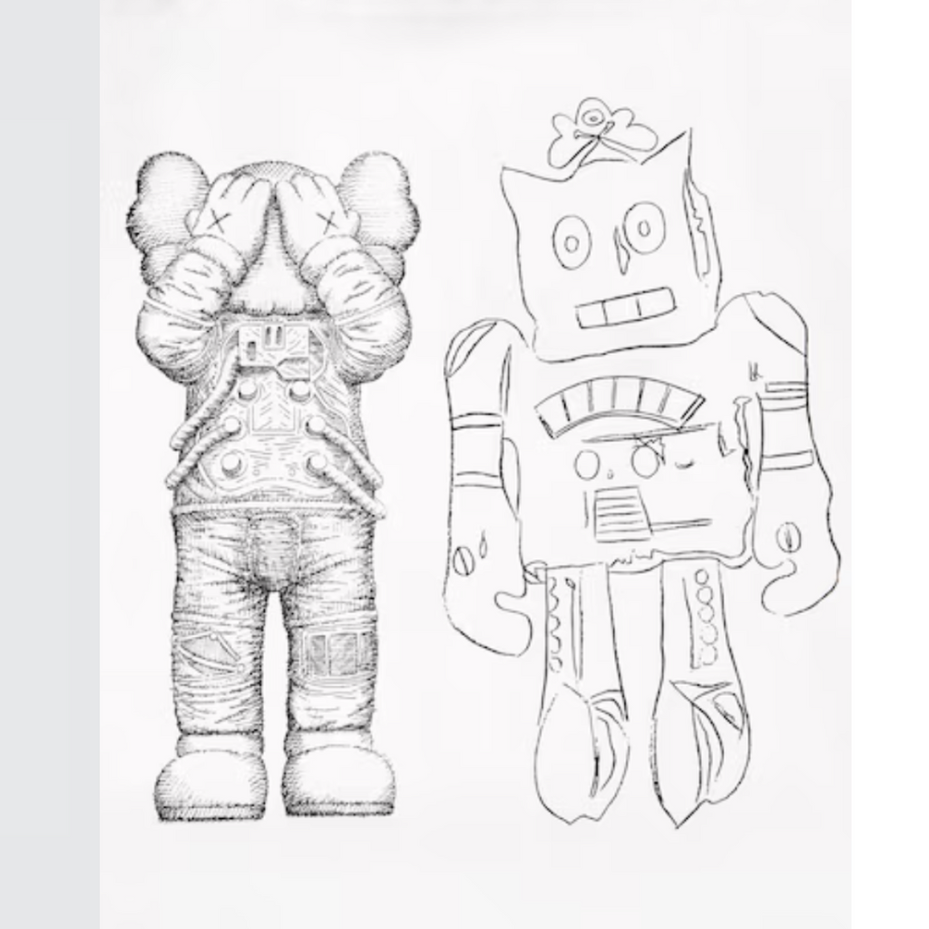 Bolso tote bidireccional KAWS x Uniqlo x Warhol