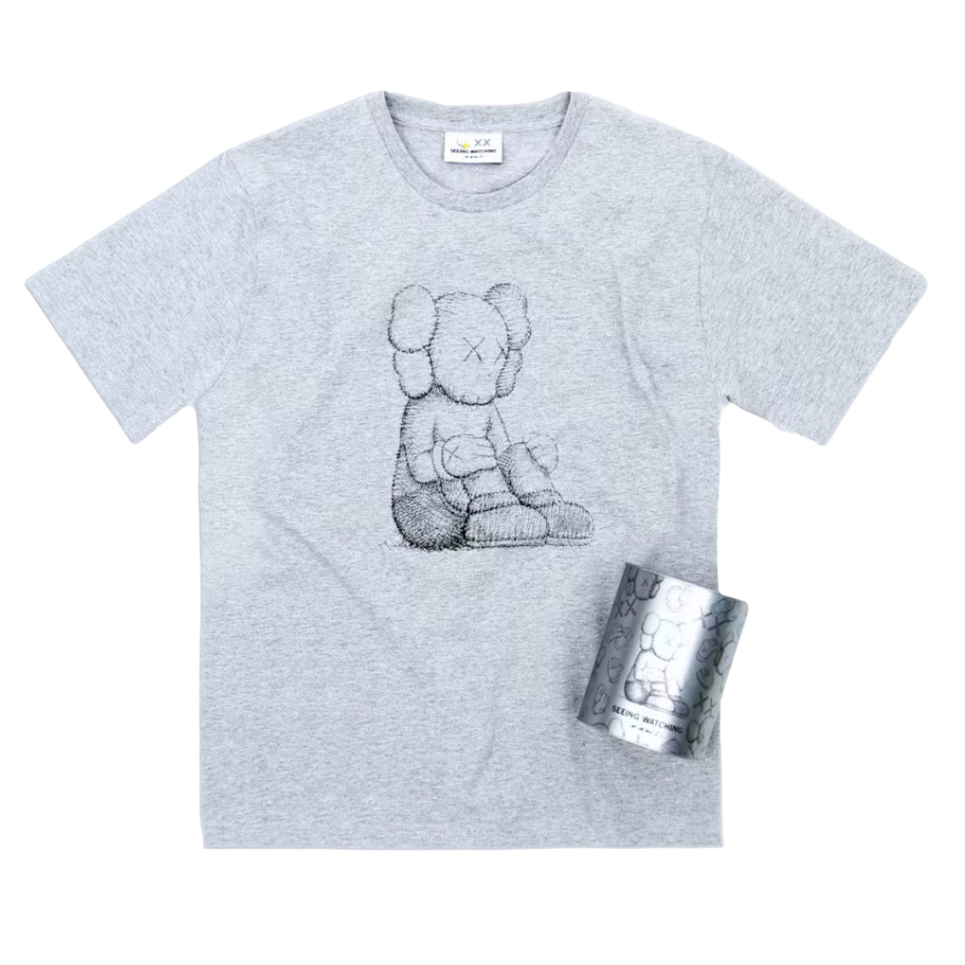 KAWS Seeing/Watching Companion Canned Tee