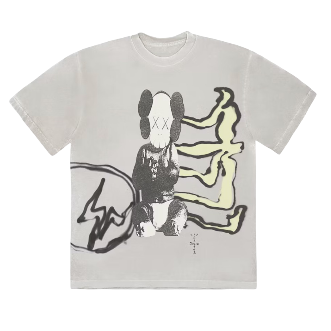 Travis Scott Cactus Jack + Kaws For Fragment Tee