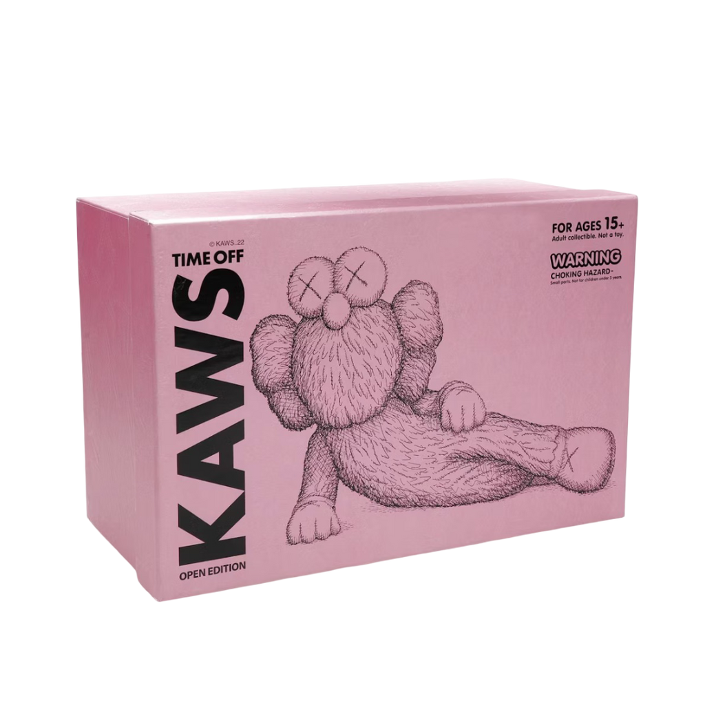 Figura de vinilo rosa "Time Off" de KAWS