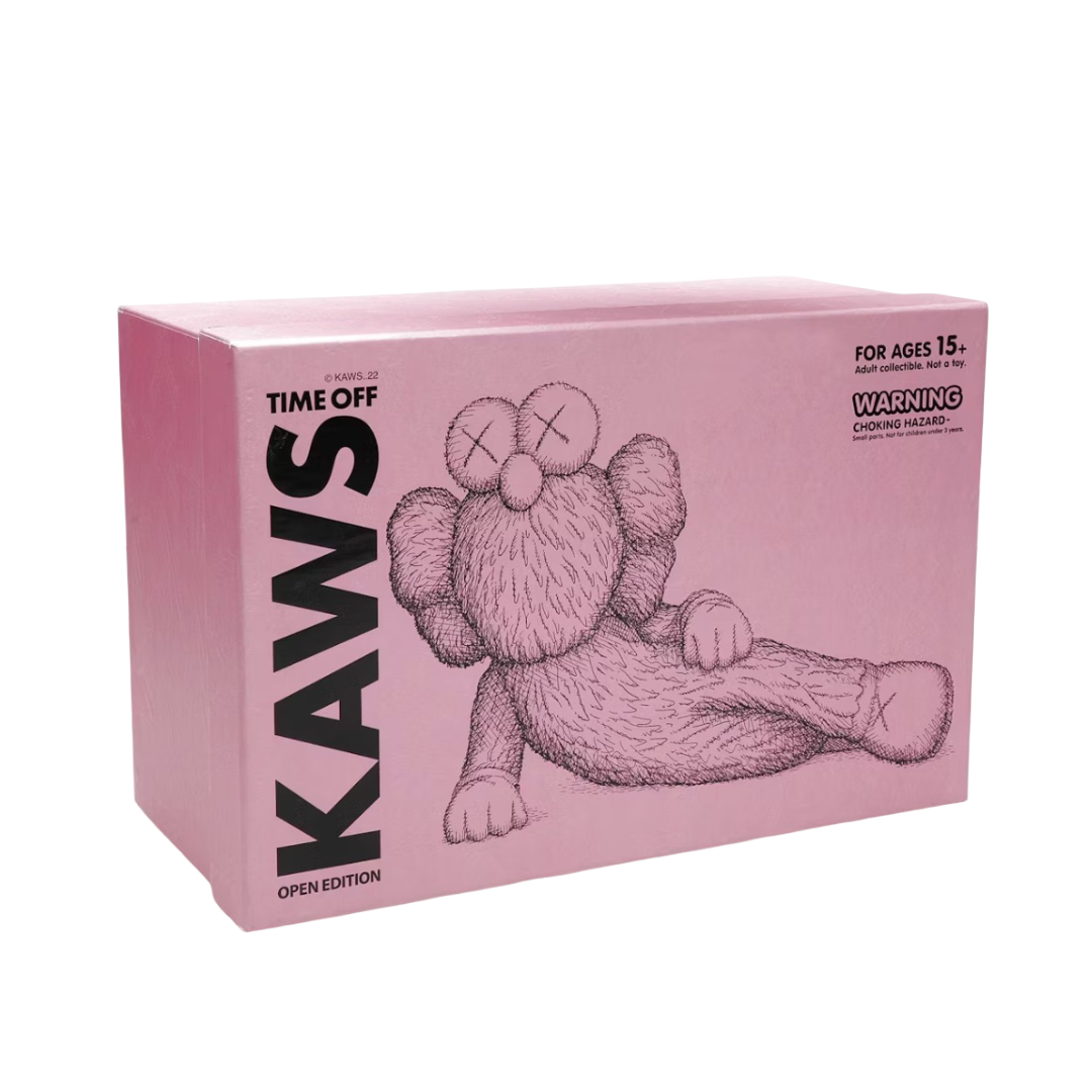 KAWS "Time Off" Vinyl "Pink" Figure