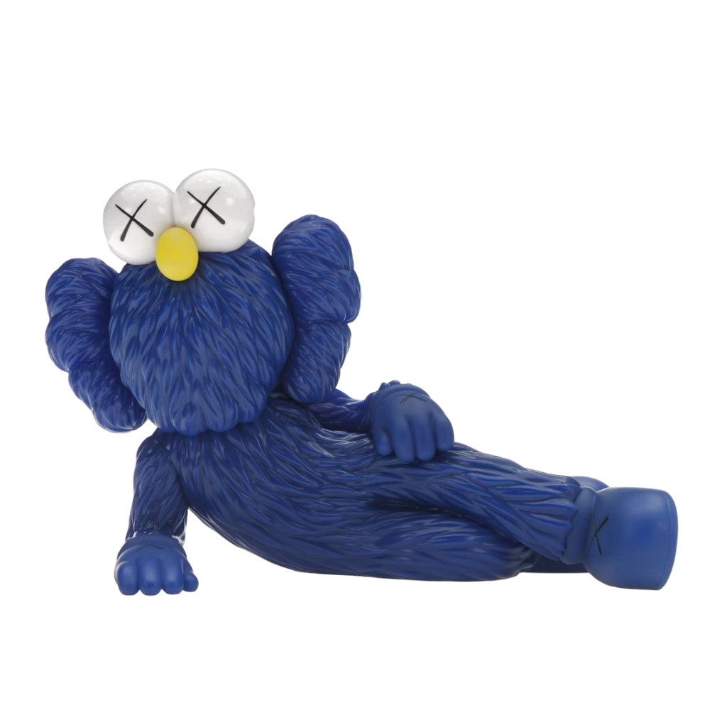 Figura de vinilo azul "Time Off" de KAWS