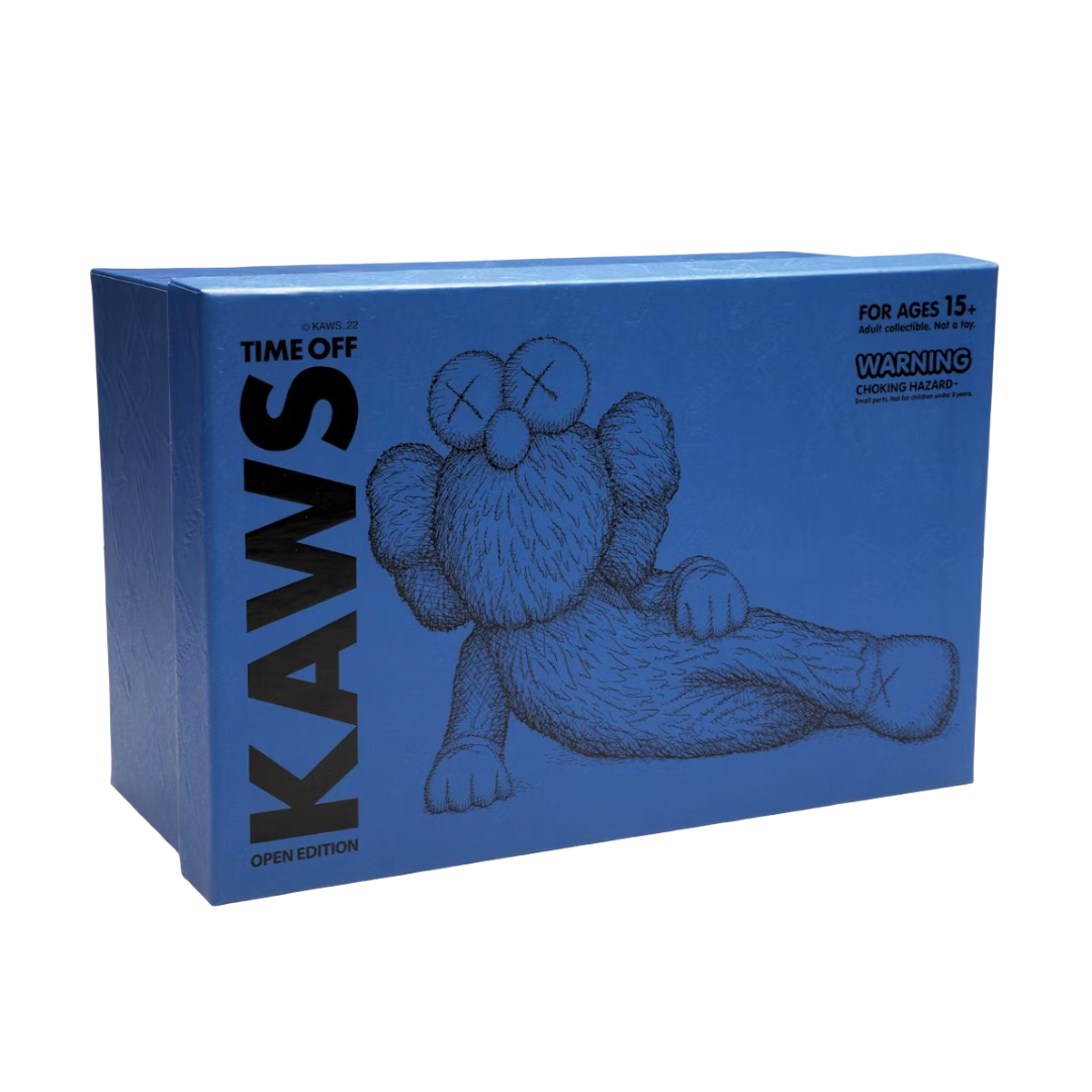 KAWS "Time Off" Vinyl "Blue" Figure