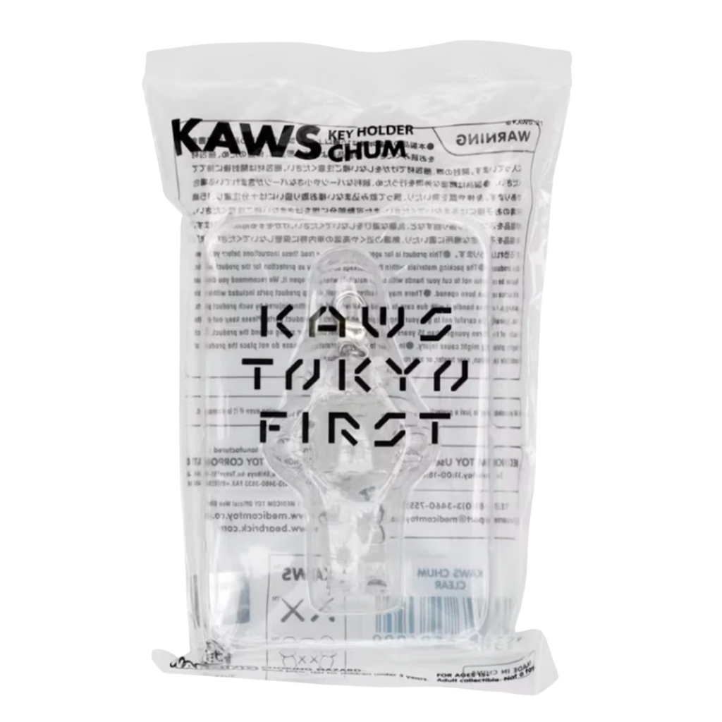 Llavero transparente KAWS Tokyo First Chum