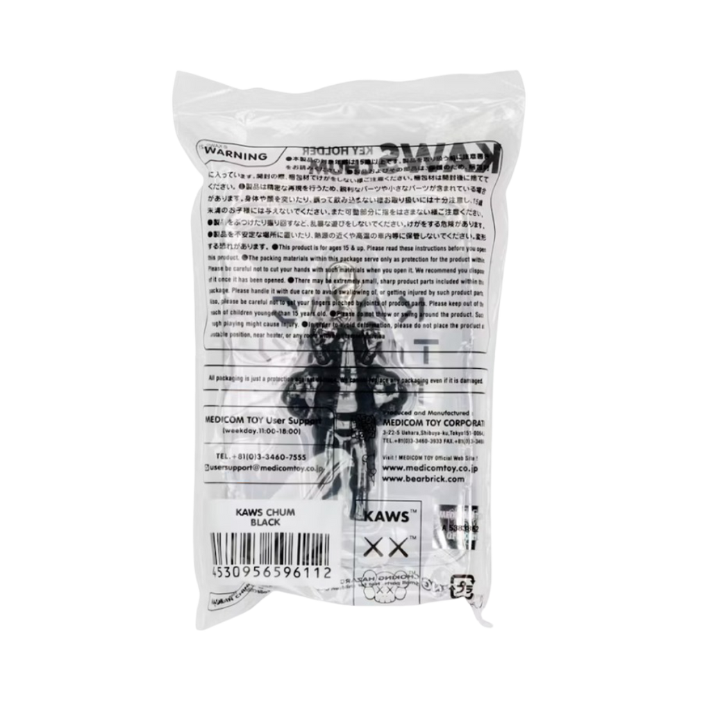 Llavero negro KAWS Tokyo First Chum