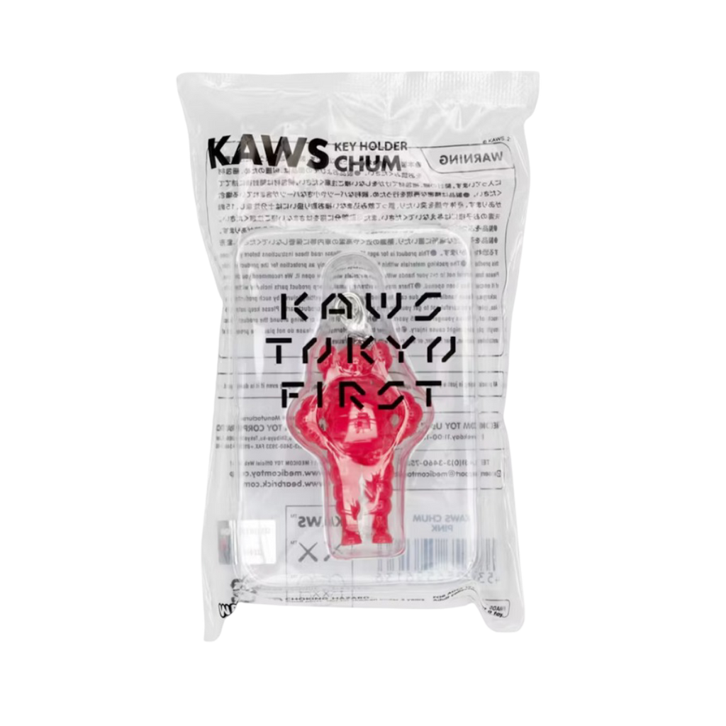 Llavero rosa KAWS Tokyo First Chum 