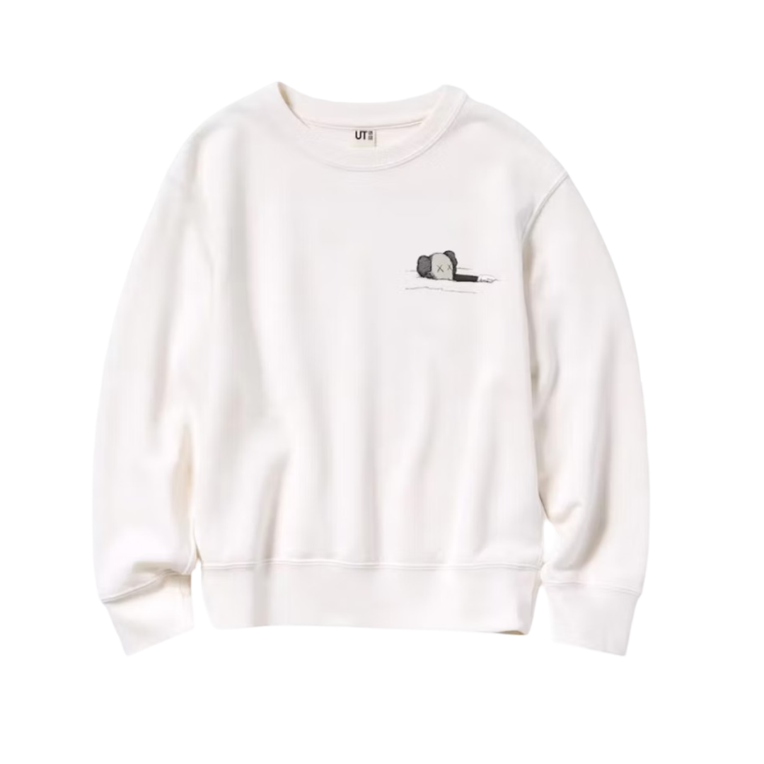 KAWS x Uniqlo Kids Longsleeve Sweatshirt (US Sizing) Off White