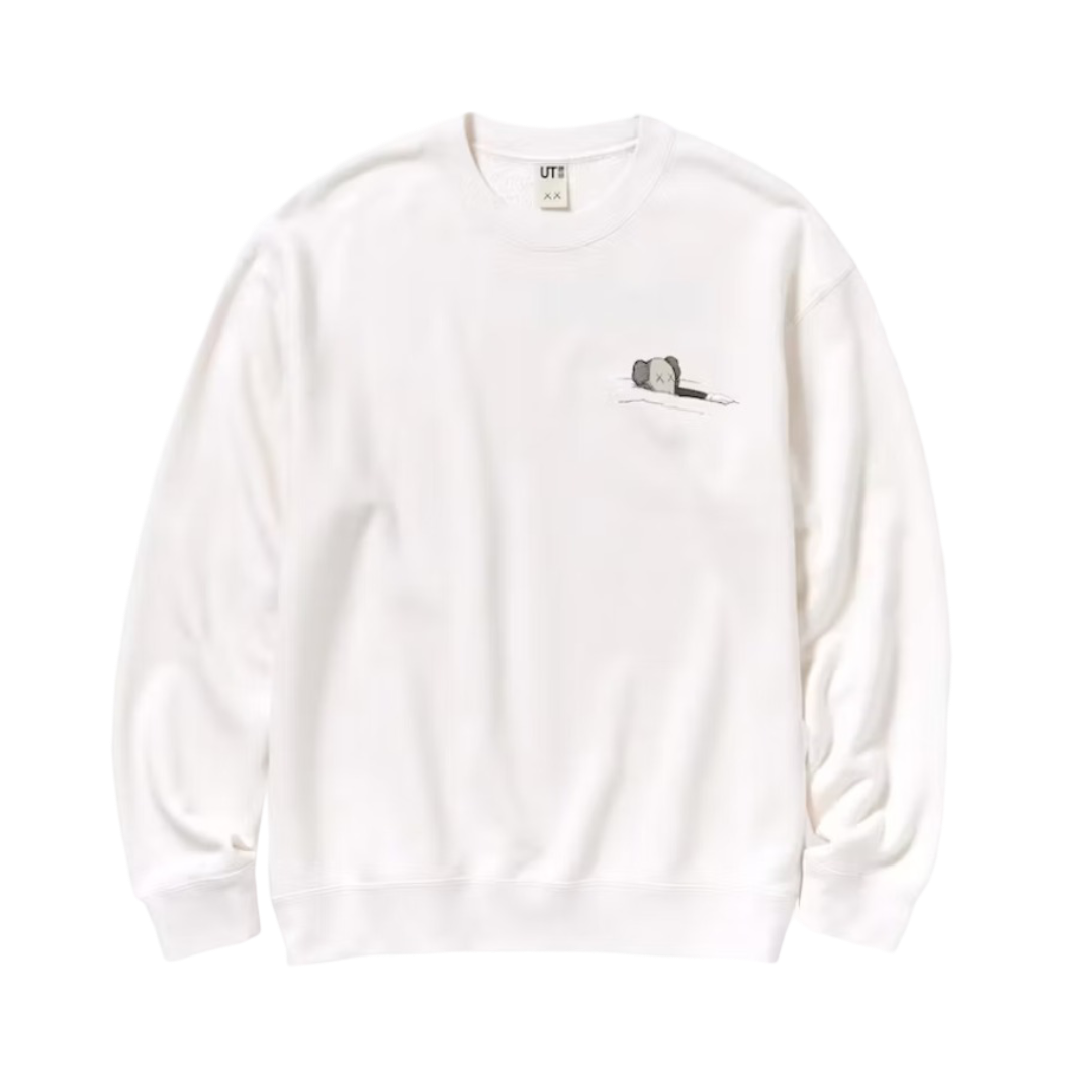 KAWS x Uniqlo Longsleeve Sweatshirt Off White