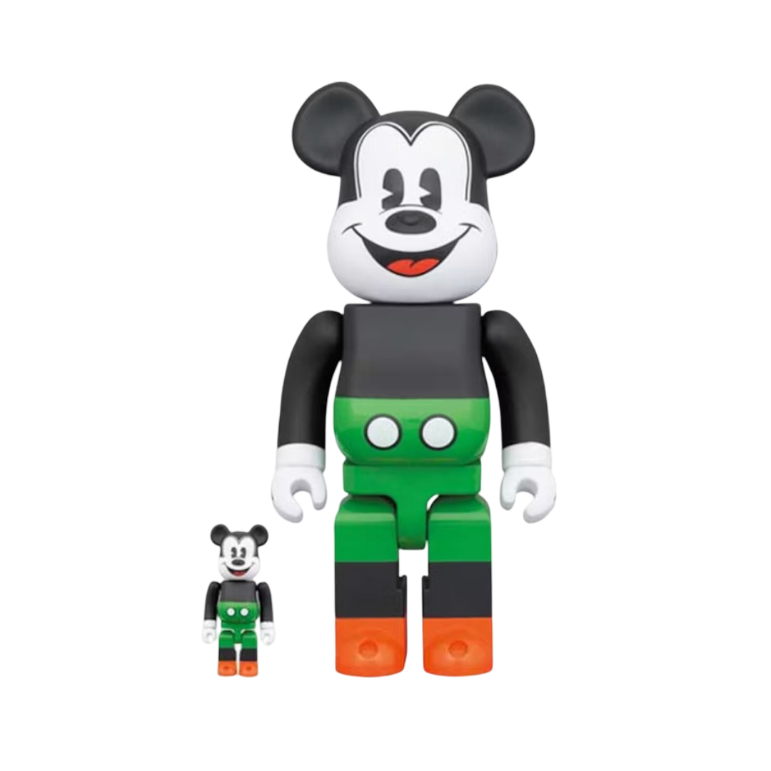 Bearbrick x Disney Mickey Mouse 1930s Poster 100% & 400% Set