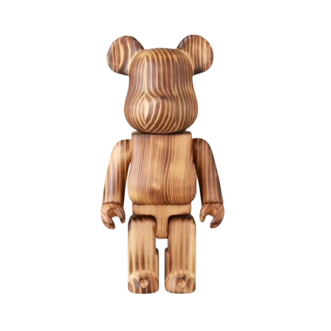 Bearbrick Karimoku Burn Wood 400%