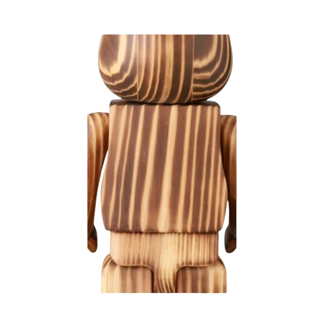 Bearbrick Karimoku Burn Wood 400%