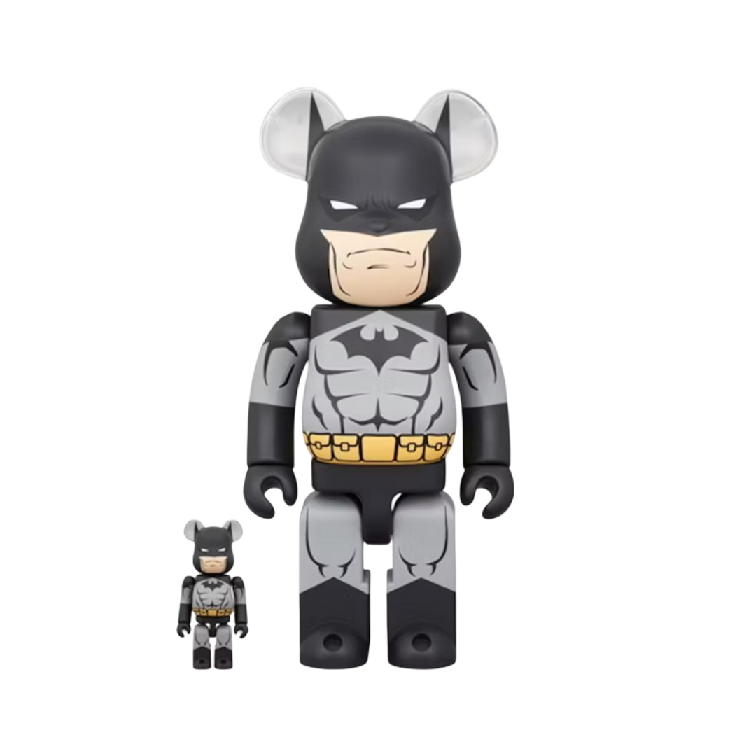 Bearbrick Batman Hush Black 100% & 400% Set