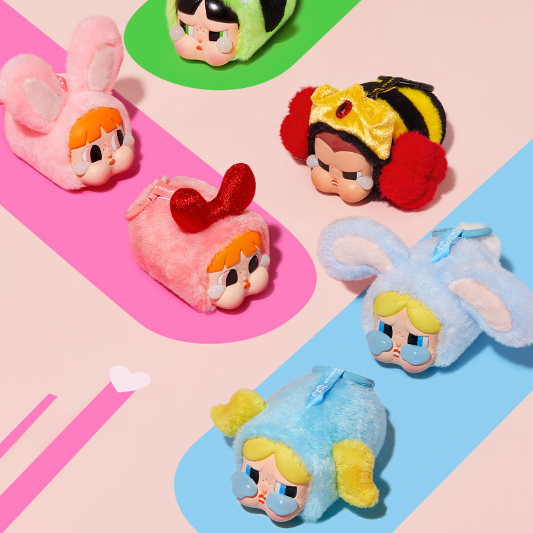 Caja sorpresa de peluche de vinilo de Crybaby Powerpuff Girls