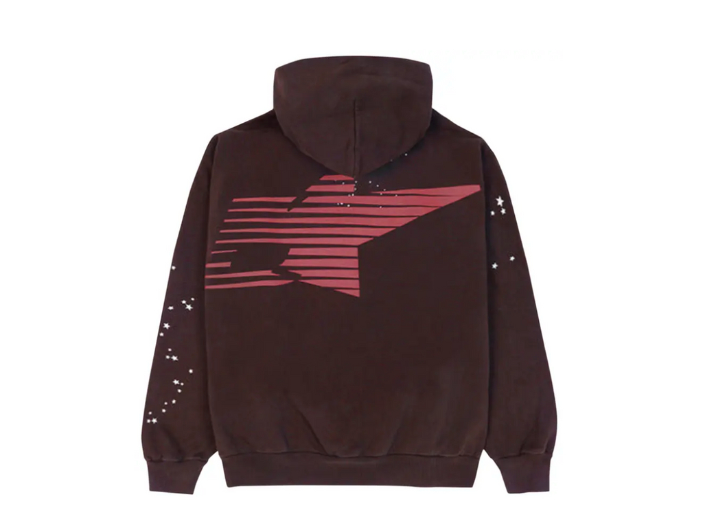 Sp5der Araignee Hoodie Brown
