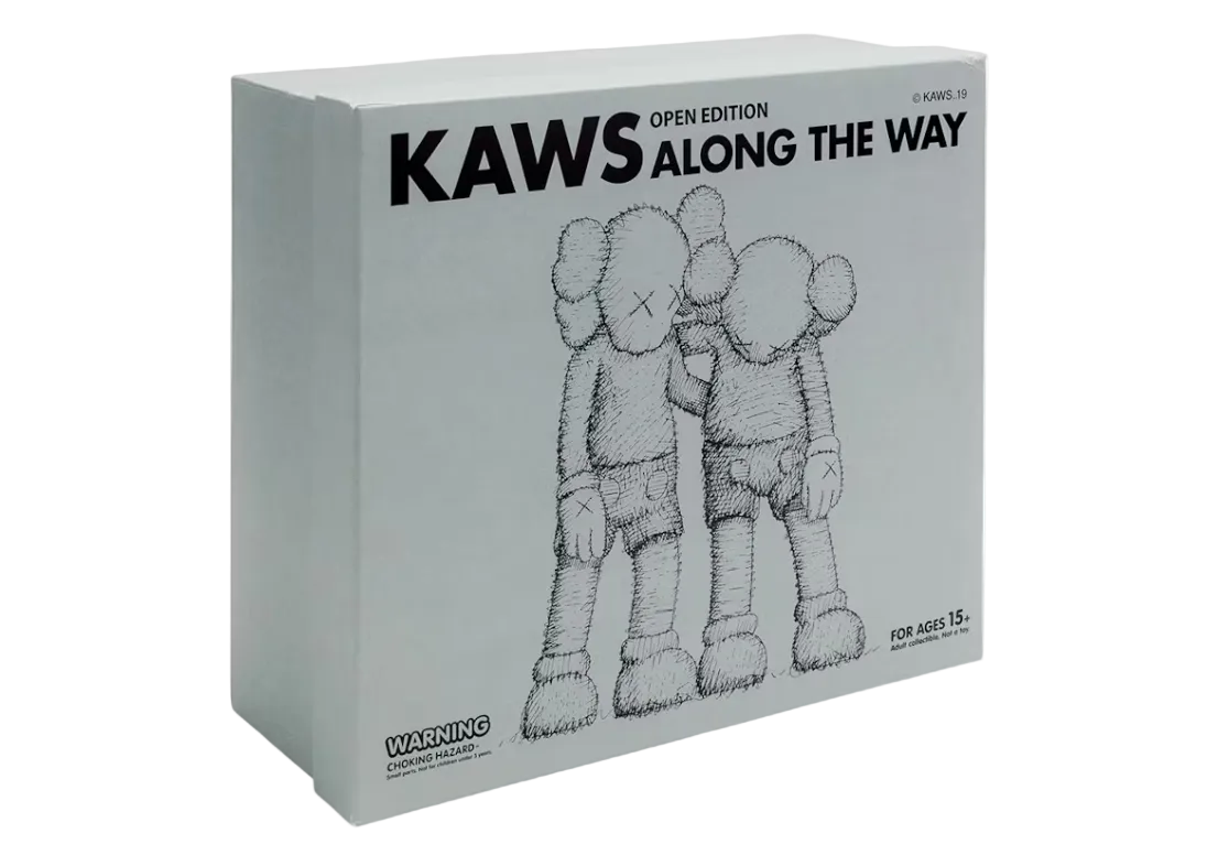 KAWS Along The Way Vinyl Figure Grey