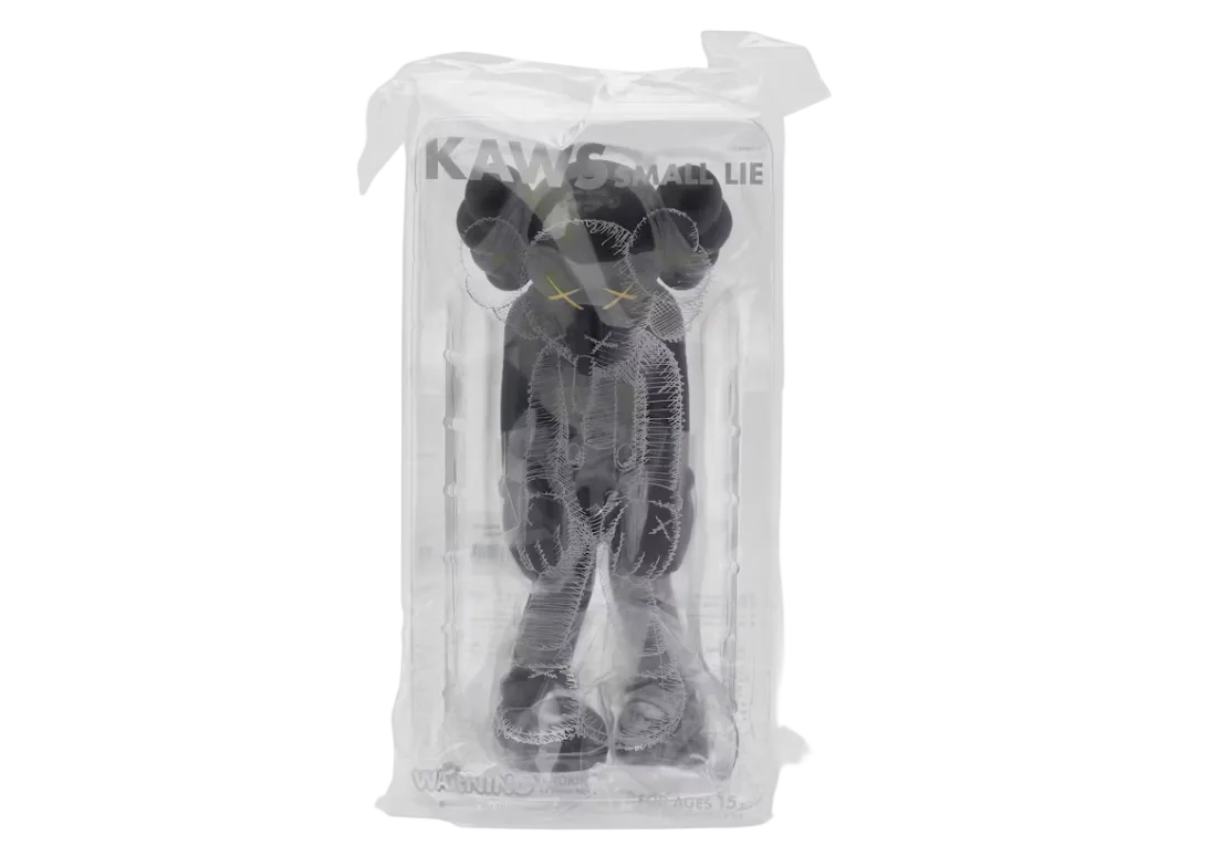 KAWS Small Lie Companion Vinyl Figure Black