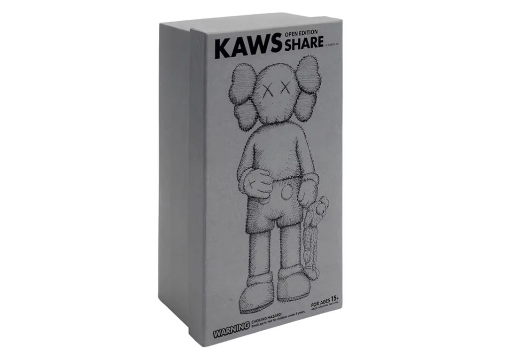 KAWS Share Vinyl Figure Grey