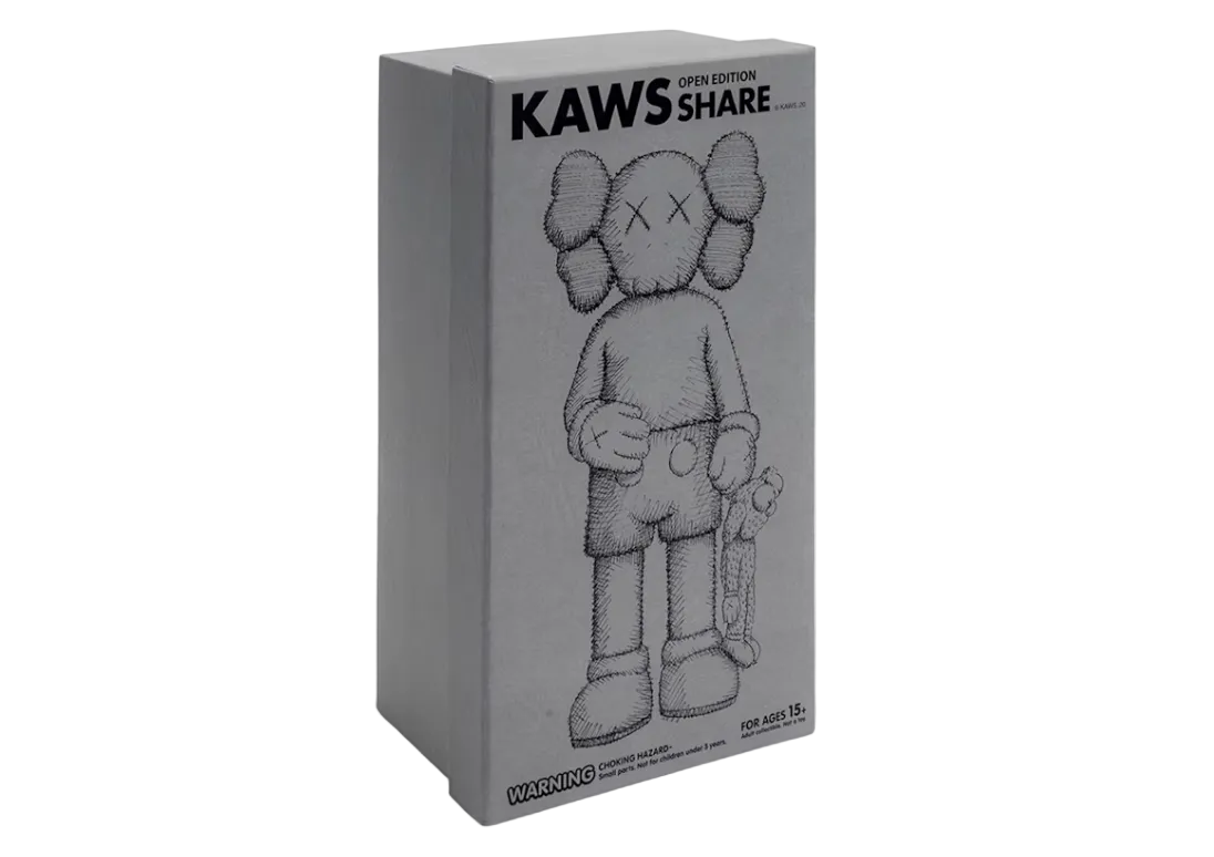 KAWS Share Vinyl Figure Grey