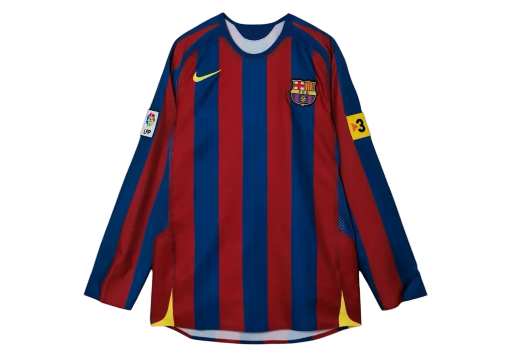 Nike FC Barcelona Re-Issue 2005/06 Ronaldinho #10 Home Jersey