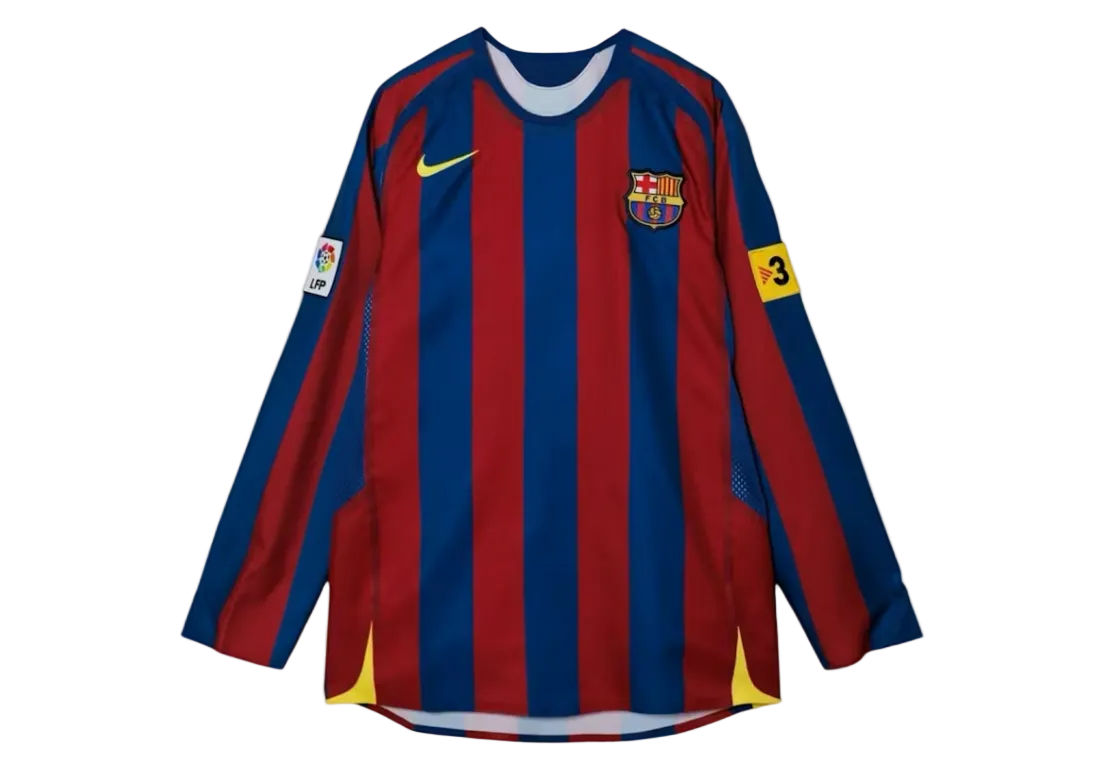 Nike FC Barcelona Re-Issue 2005/06 Ronaldinho #10 Home Jersey