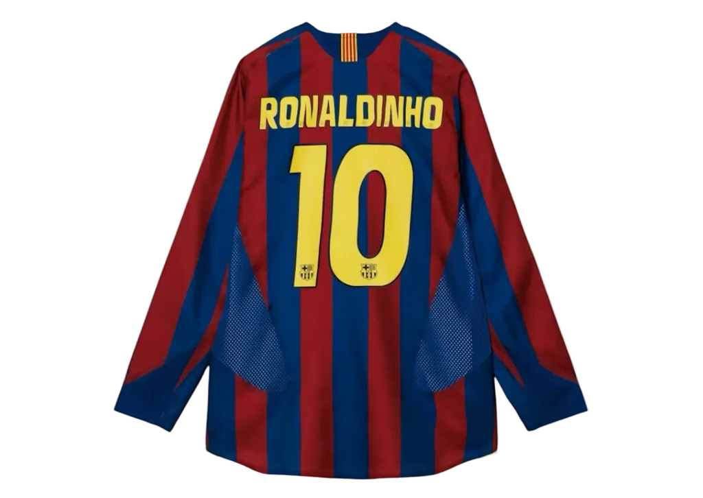 Nike FC Barcelona Re-Issue 2005/06 Ronaldinho #10 Home Jersey