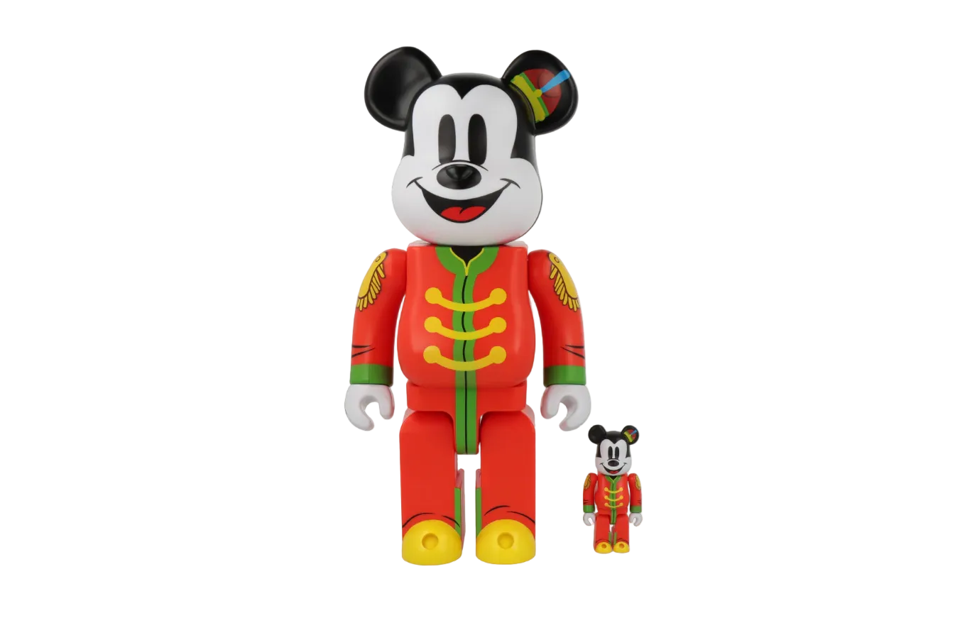 Bearbrick Mickey Mouse The Band Concert 400% & 100% Set
