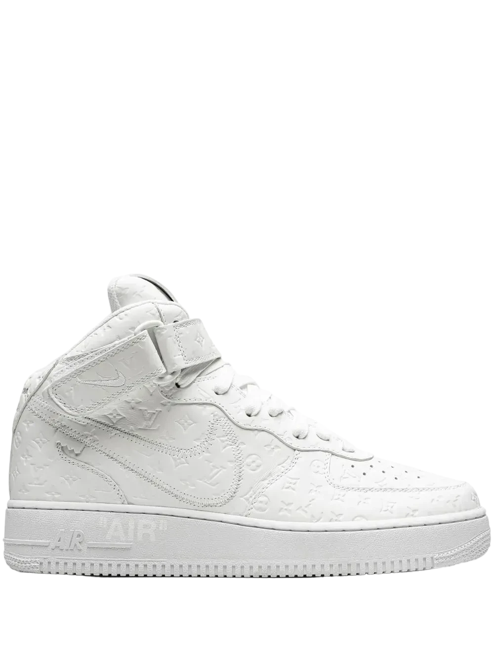 Louis Vuitton x Nike Virgil Abloh Air Force 1 Mid White