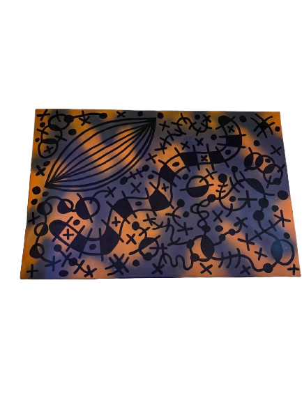 ArtWork This Is Art Orange Mist