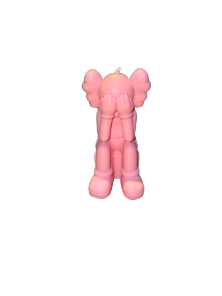 Candle KAWS Passing Through Pink