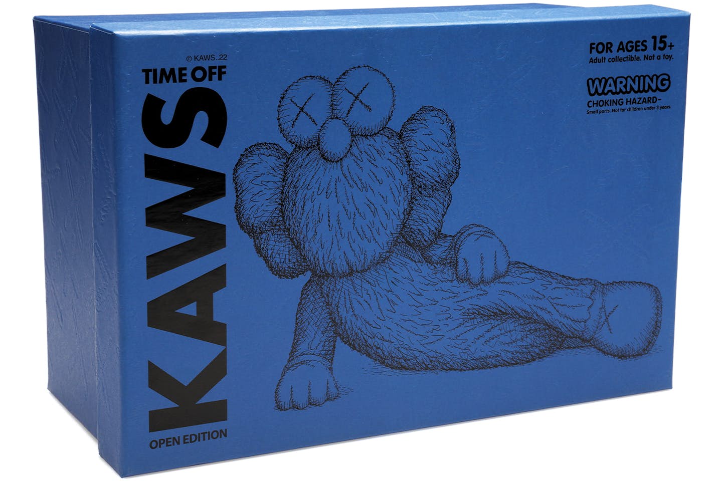KAWS "Time Off" Vinyl "Blue" Figure