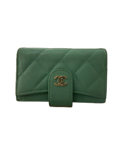 Chanel Mini Wallet Mint Green