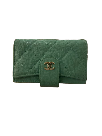 Chanel Mini Wallet Mint Green