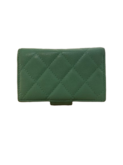 Chanel Mini Wallet Mint Green