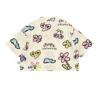 Aape Logo-Print Button-Up Shirt
