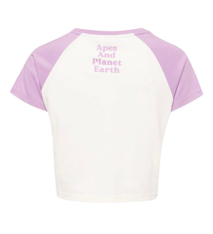 Aape Cherry Motif Cropped T-Shirt