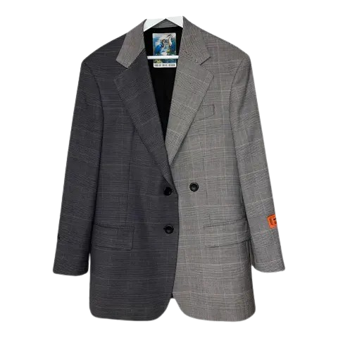Heron Preston Prince Of Whales Blazer In Black Pre-Loved