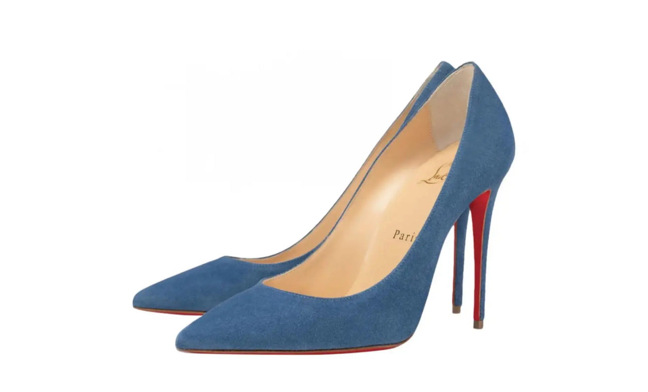 Christian Louboutin Blue Heels Pre-Loved