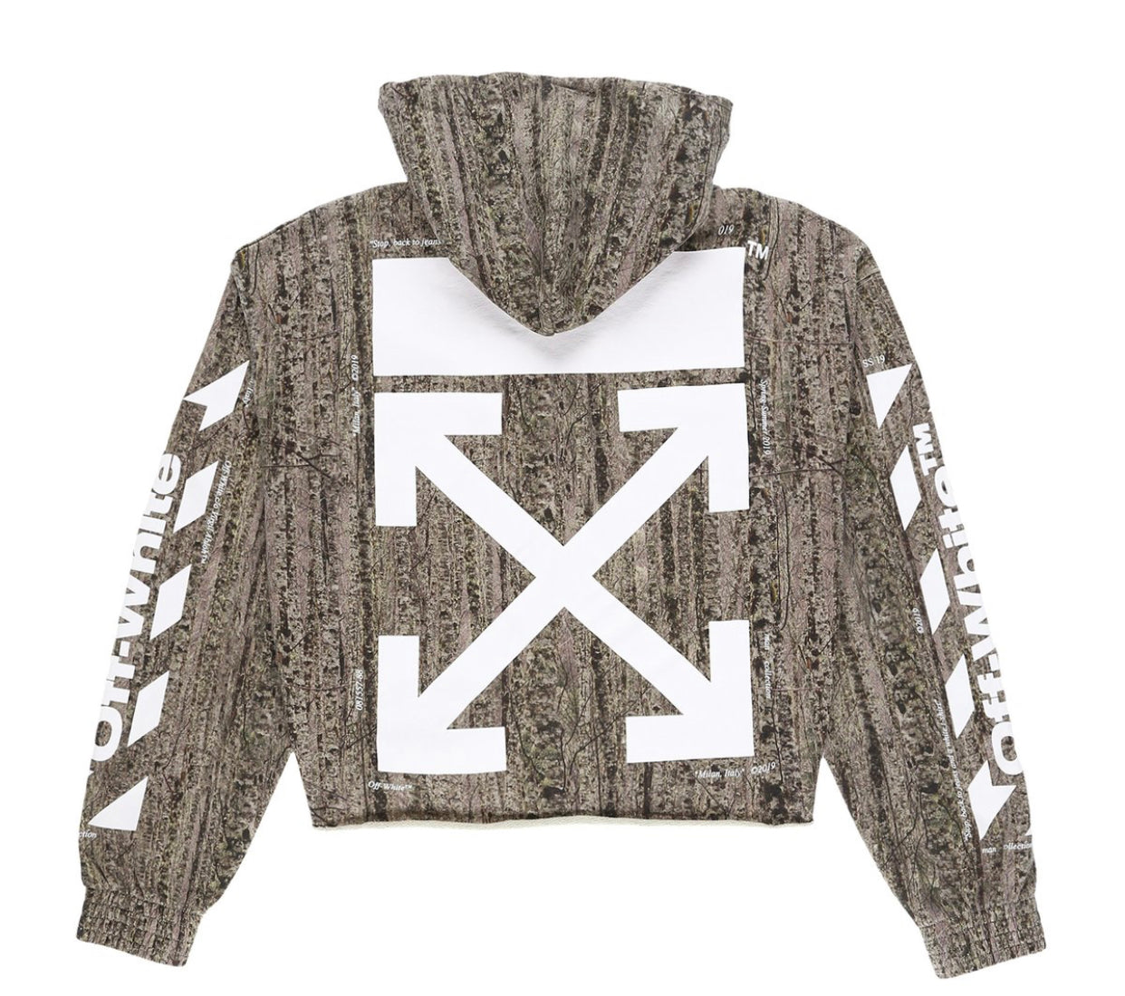 OFF WHITE Camo Cropped Pre-loved