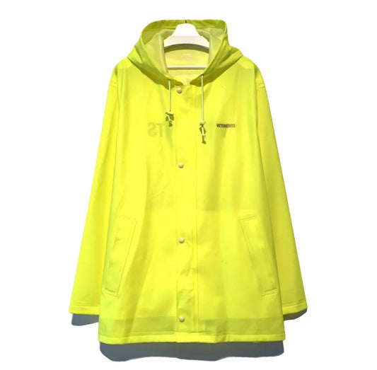 Vetements Neon Rain Coat Pre-Loved