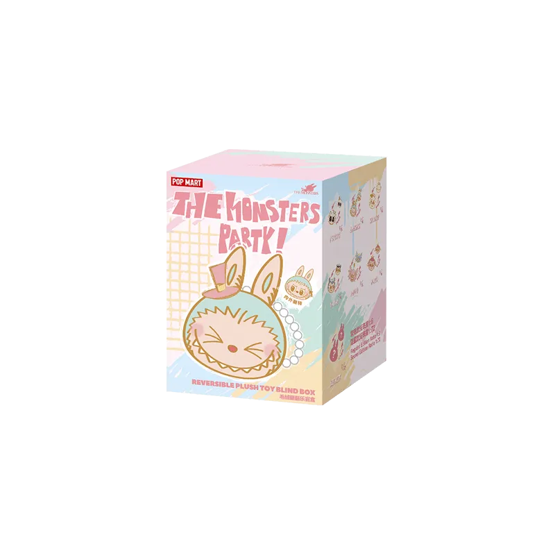 The Monsters Labubu Party Series Reversible Plush Single Box