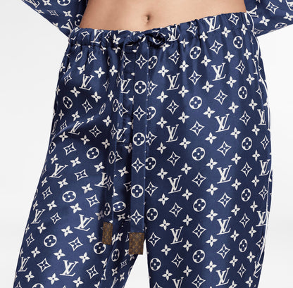 LV Escale Silk Pyjama Set Pre-loved
