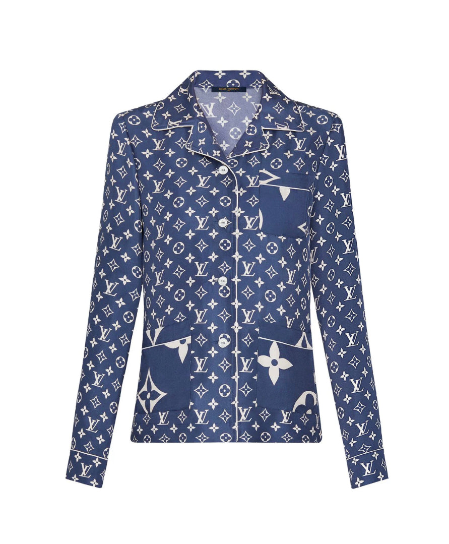 LV Escale Silk Pyjama Set Pre-loved