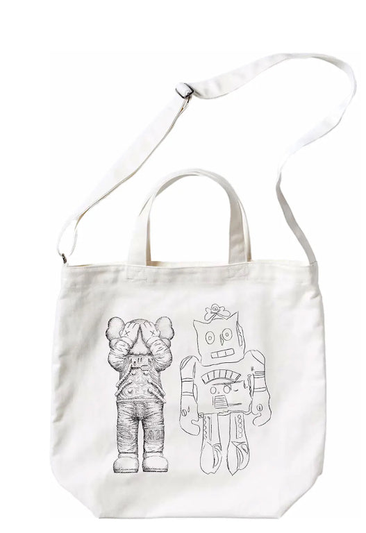 KAWS x Uniqlo x Warhol 2Way Tote Bag