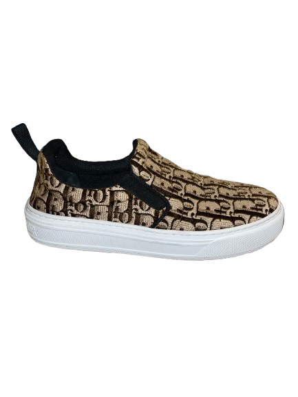 Dior Solar Slip-On Beige Oblique Pre-Loved