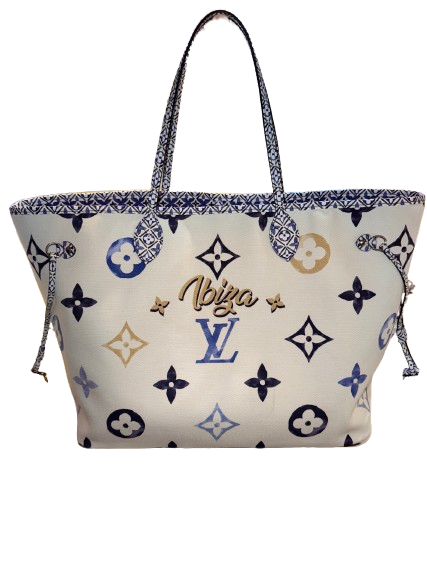 Louis Vuitton Neverfull GM Blue Ibiza