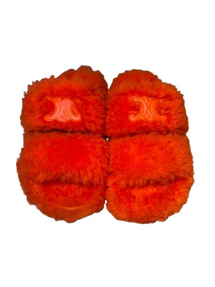 Celine Triomphe Sheep Sandals