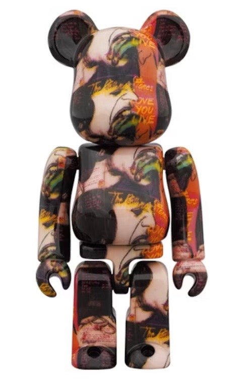 Bearbrick Andy Warhol x The Rolling Stones (Love You Live) 100% & 400% Set