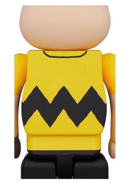 Bearbrick x Peanuts x MLB New York Mets Charlie Brown 100% & 400% Set
