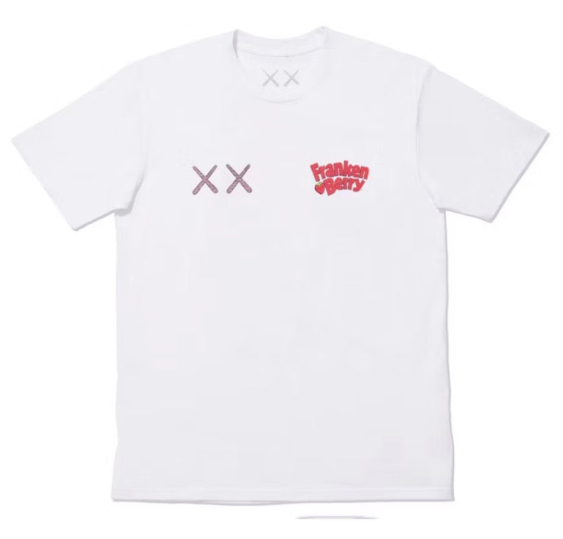 Camiseta KAWS x Monsters Franken Berry Blanco